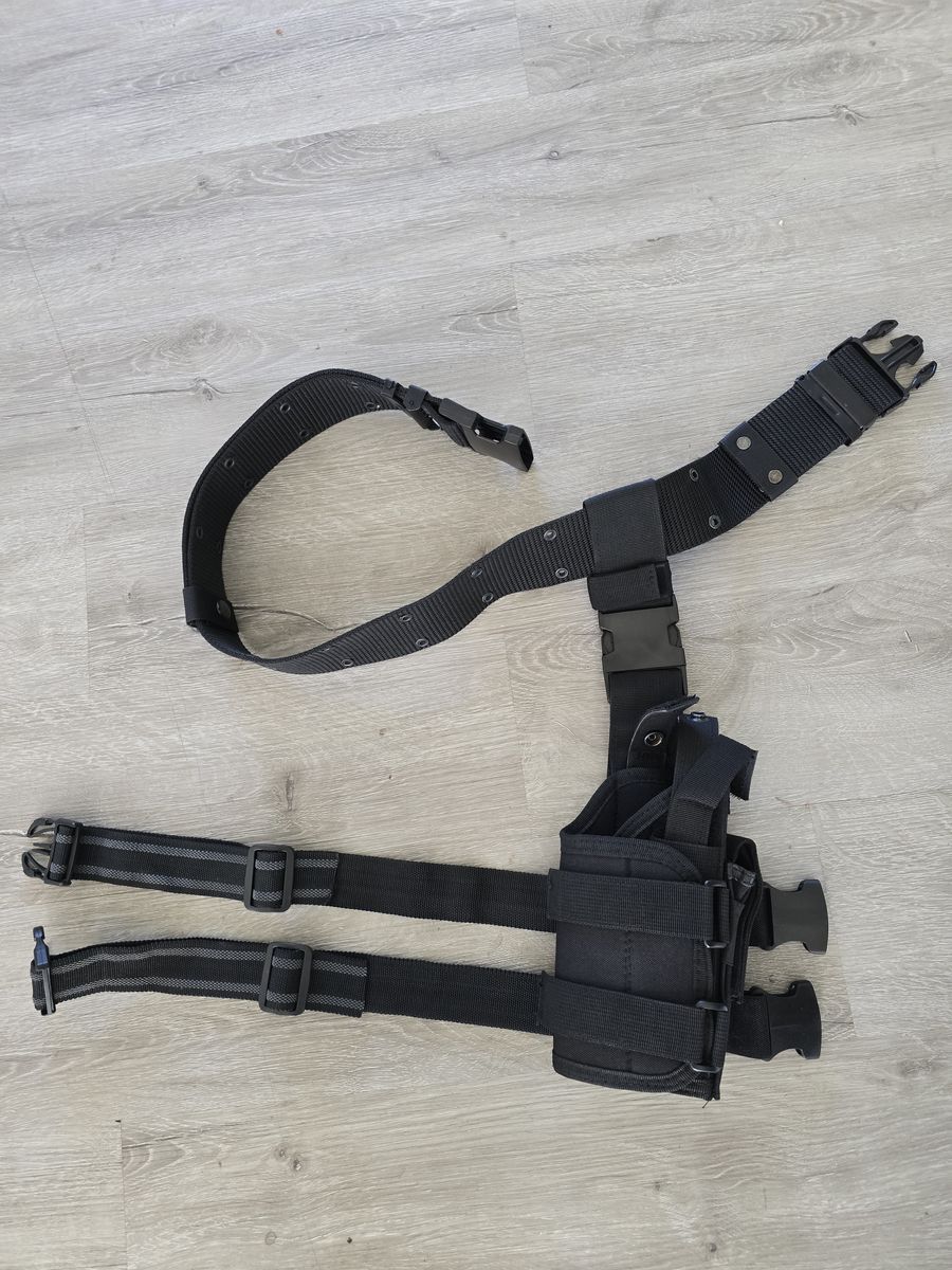 Tactical Adjustable Drop Leg Gun Holster Fit Handgun