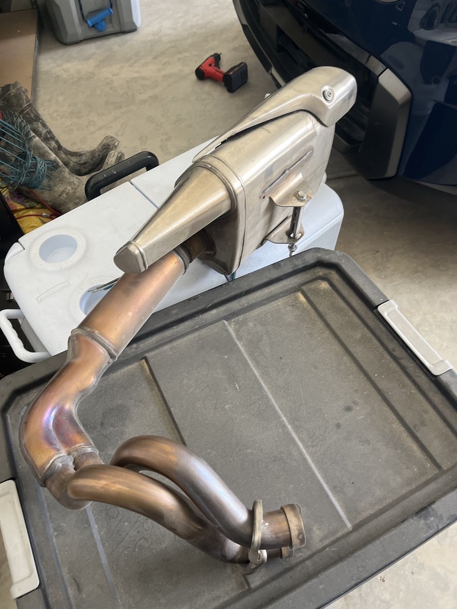 2025 650 ninja full exhaust and muffler stock