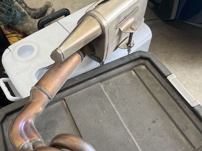 2025 650 ninja full exhaust and muffler stock