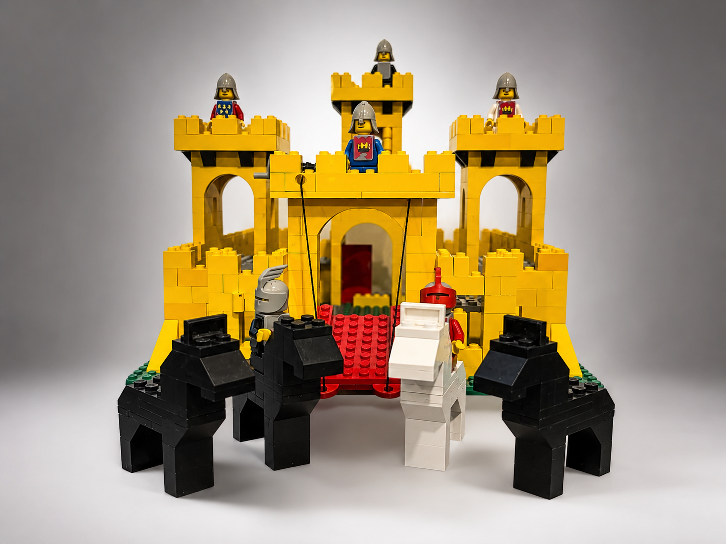Vintage LEGO Castle 375 Yellow Castle - Fair Condition - Rare Collector Set
