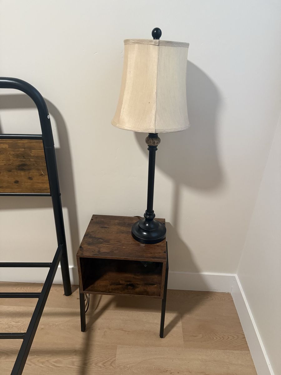King bed frame and night stands