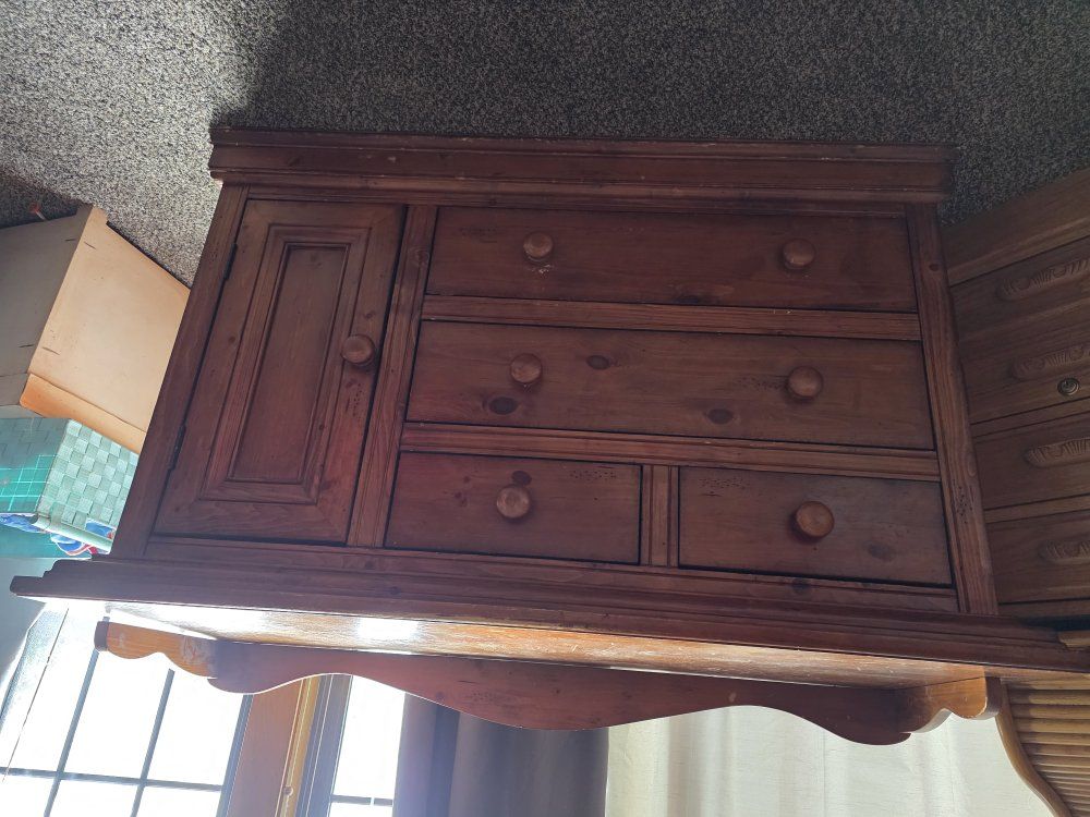 Solid Wood Baby Furniture Set – Changing & Armoire