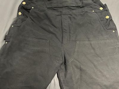 Carhartt winter black overalls XL in size