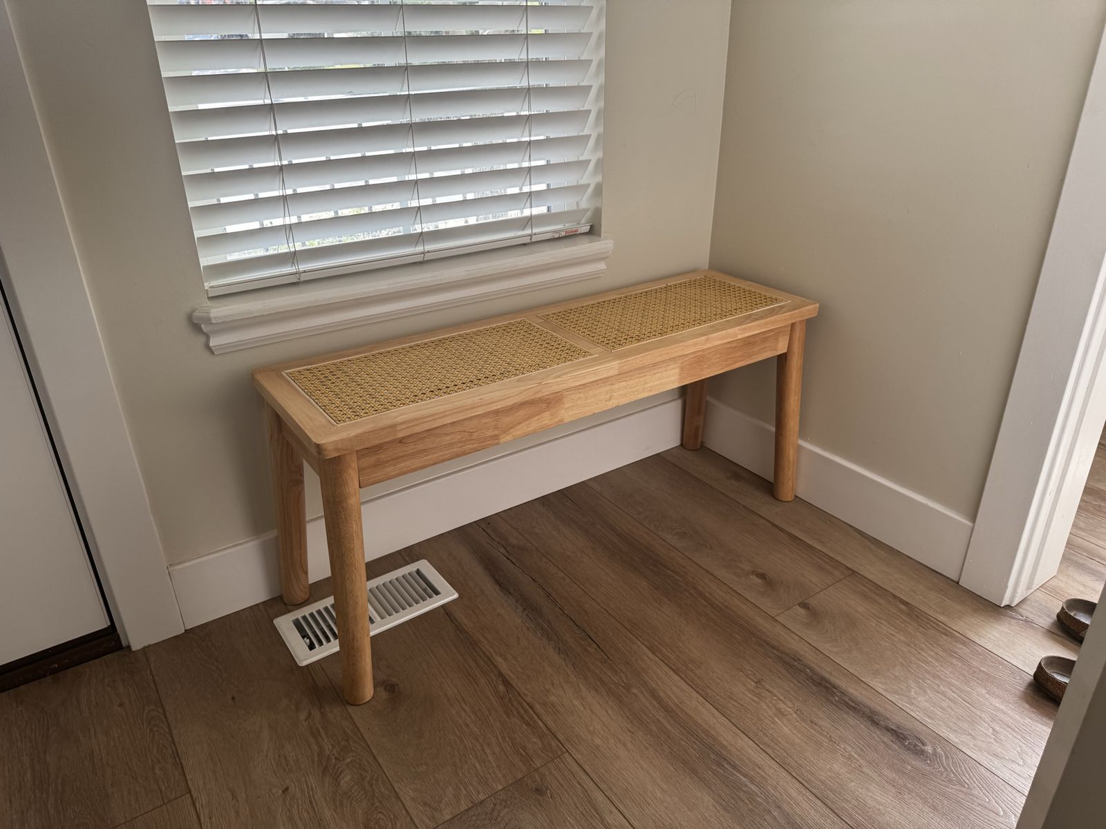 40” Rattan Bench