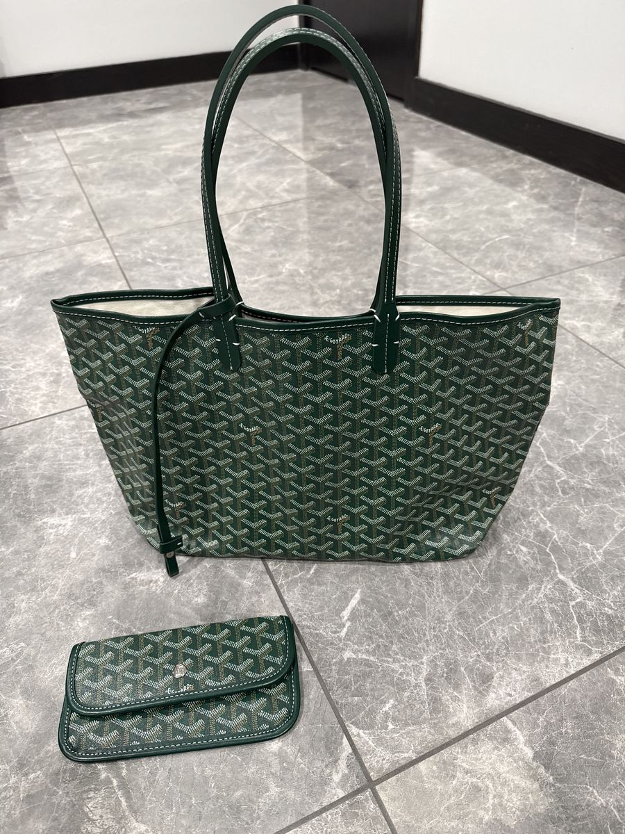 Goyard Classic Green Tote