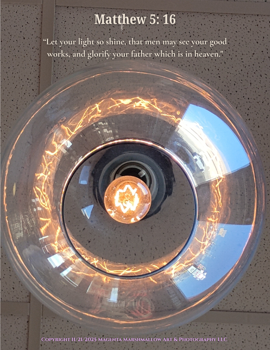 "Let your light so shine." Premium Plush blanket.