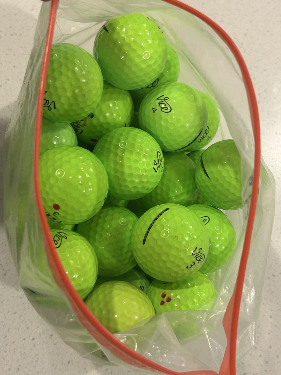 Vice Lime Green Golf Balls