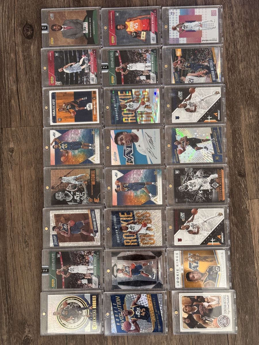Donovan Mitchell - NBA HUGE Rookie Card Collection!
