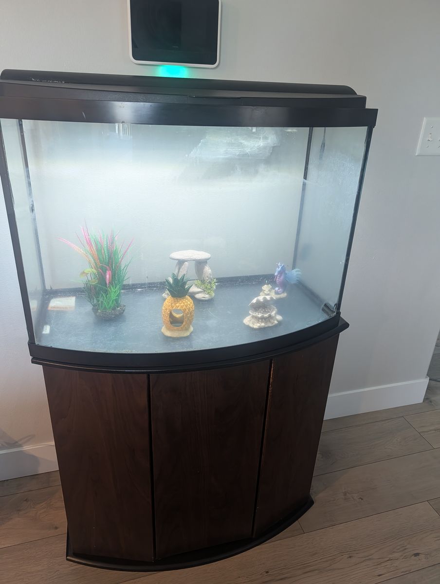 35 gallon fish tank with stand