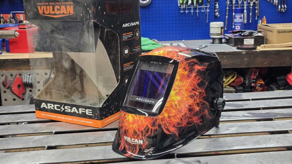 Vulcan ARC SAFE Auto-Darkening Welding Helmet, 10.1 sq. in. View, Welder Hood