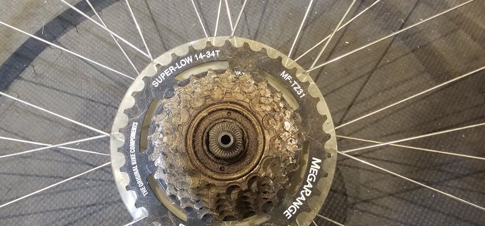 26" 7-Speed MTB Rear Wheel