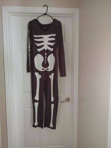 "Where's Waldo?"/Clown Suite and Skeleton Halloween Costumes