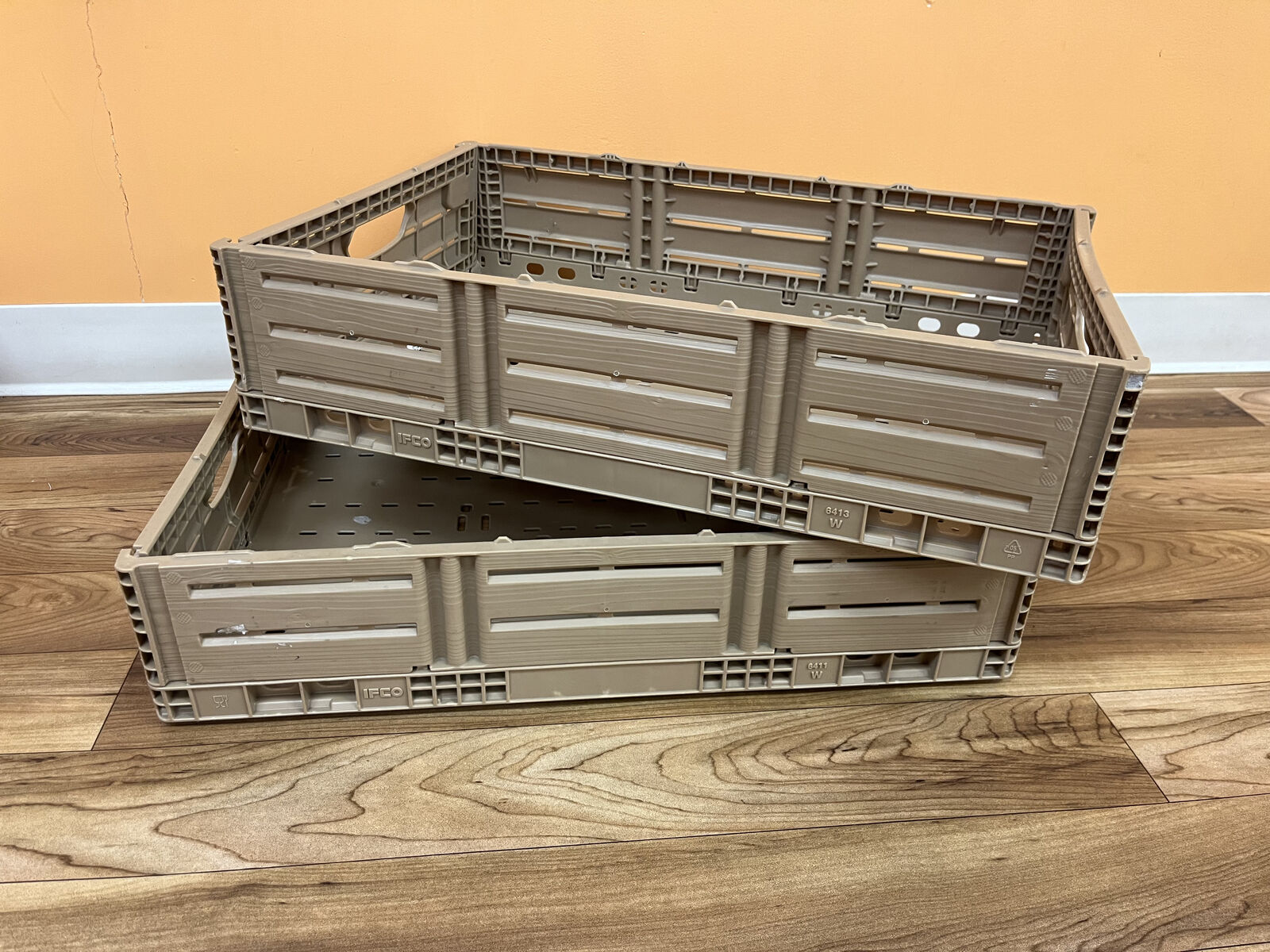 Foldable Plastic Storage Crates