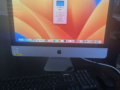 2017 iMac 21inch with Ventura