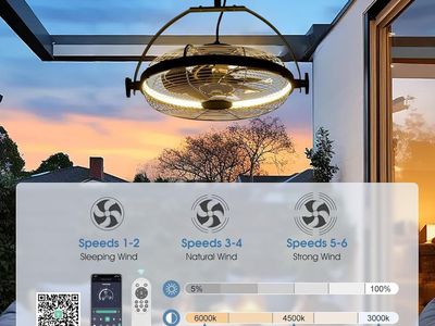 Ahawill Outdoor Gazebo Fan