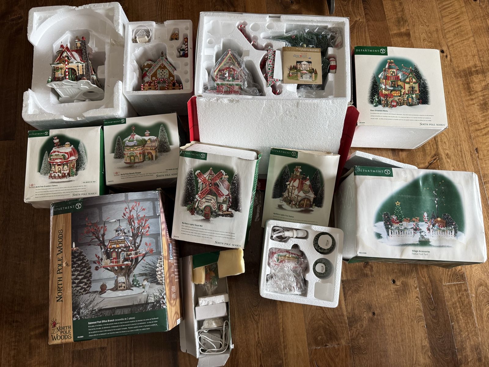 Vintage 90’s Department 56 North Pole Series $50 each sweet rock set  $65