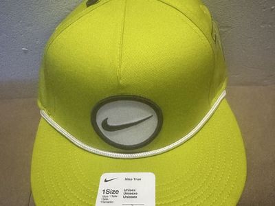 New Men's Nike Golf Neon Green True Retro72 Performance Snapback Hat