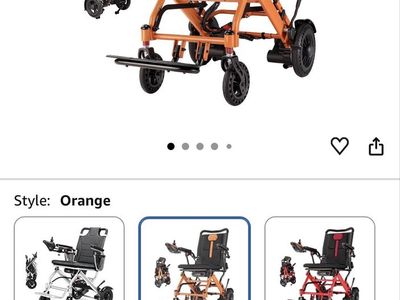 Brand new lightweight electric wheelchair