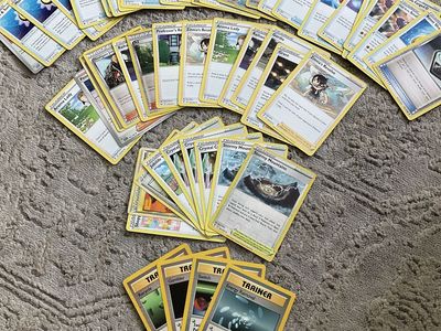 Pokémon TCG Trainer Cards Lot - Mixed Set Non-Holos, Energy Removal, Switch, Gambler, Recycle