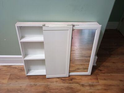 Medicine cabinet mirror