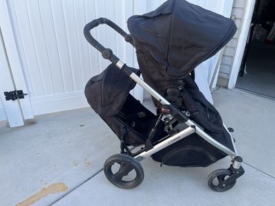 Britax B-Ready Double Stroller, Black - Tandem Seating for Two Children