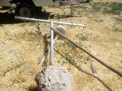 vintage close line poles