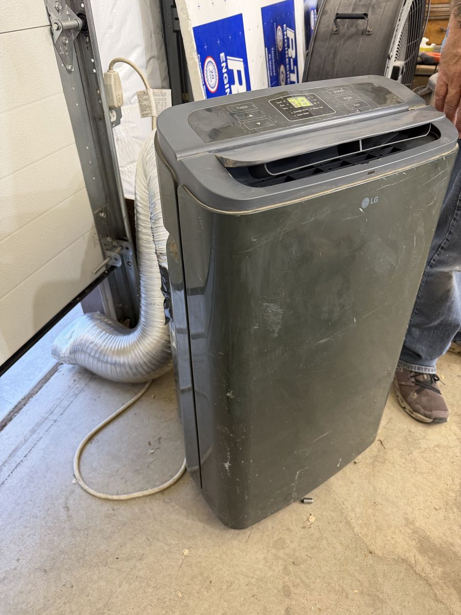 LG Portable Air Conditioner with Digital Control Panel and Hose