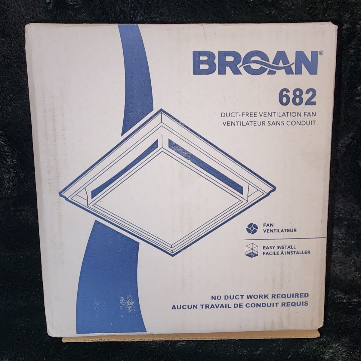 Broan Duct- Free Ventilation Fan Ductless Charcoal
