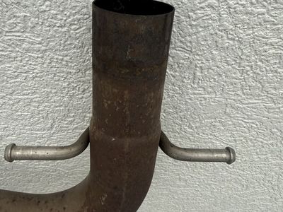 Mk6 GTI stock exhaust and down pipe OBO