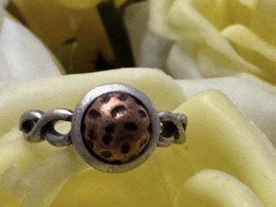 Vintage GUCCI Leopard In Enamel Sterling Silver Ring