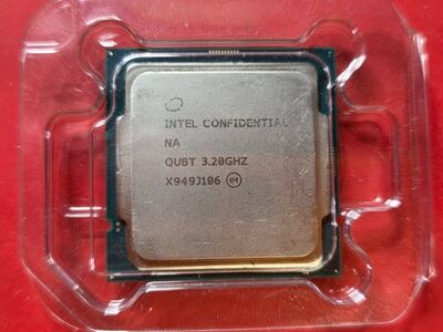 Intel CONFIDENTIAL Xeon W-1290 ES QUBT 10-Core 20-Thread LGA1200 CPU