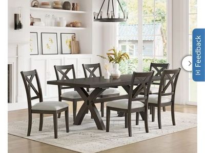 Westen Dining Table and 6 Chairs- Costco