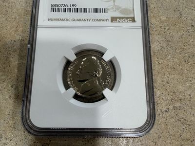 1964 5C Jefferson Nickel GEM PROOF NGC Certified Coin - Numismatic Guaranty Company