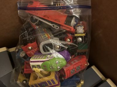 Thomas & Friends Wooden Railway Mixed Lot Trains Tracks Cranky The Crane Bulk Toy Play Set