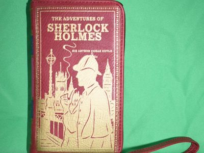 The Adventures Of Sherlock Holmes Wallet Clutch With Wrist Strap