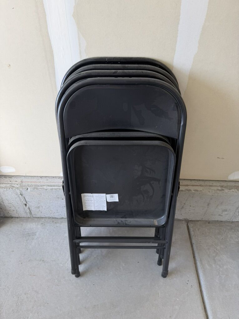 Black Folding Chairs