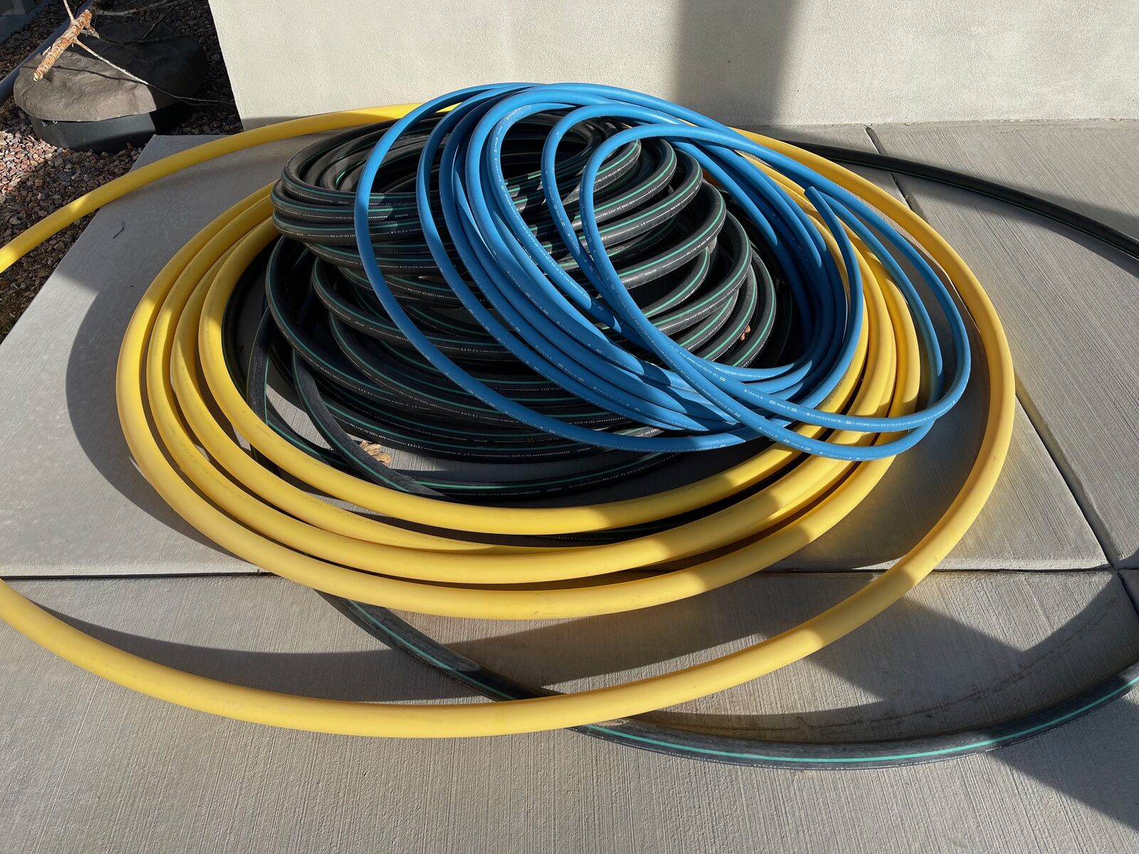 Underground Water, Gas, Sewer Lines Hose Plumbing