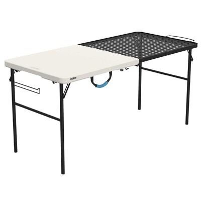 Lifetime 5ft fold in half camp table