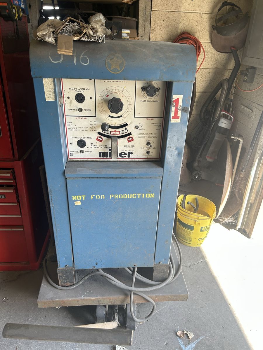 Miller 330A/BP AC/DC Inert Gas Welder
