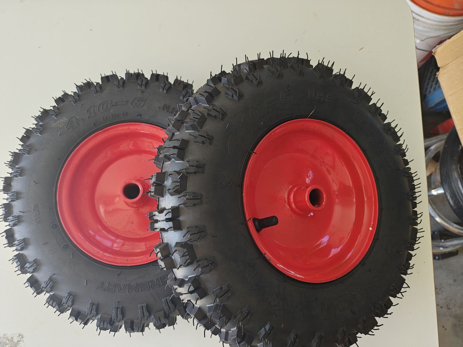 snowblower or garden equipment tires and wheels