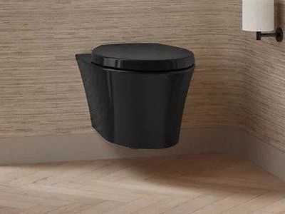 Kohler Veil Wall-Hung Toilet Black Dual Flush