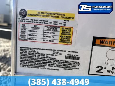 6x12 Haulmark Passport Enclosed Cargo Trailer - 6'6" Interior - 3.5K GVWR -