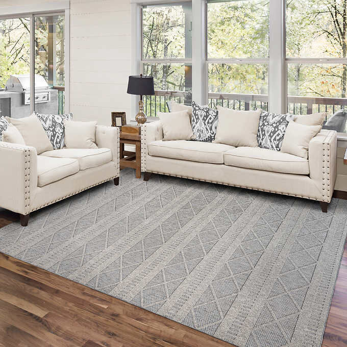 Regent Area Rug Krie Gray 8ft 8in x 13ft 1799289 #105097