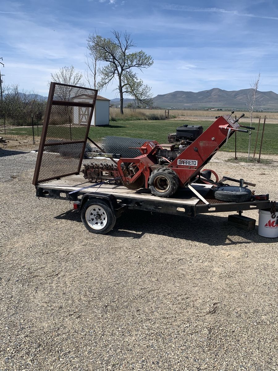 2 Barreto 1324D Trenchers with Trailer