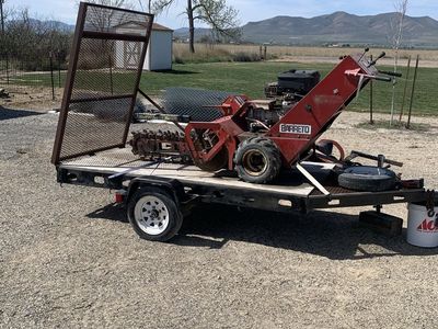 2 Barreto 1324D Trenchers with Trailer