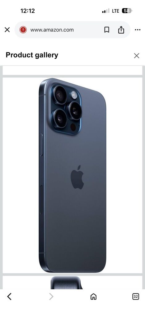 Deep Blue iPhone 15 Pro Max 256MB