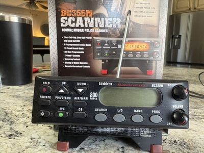 Uniden Bearcat BC355N 800MHz Mobile Police Scanner