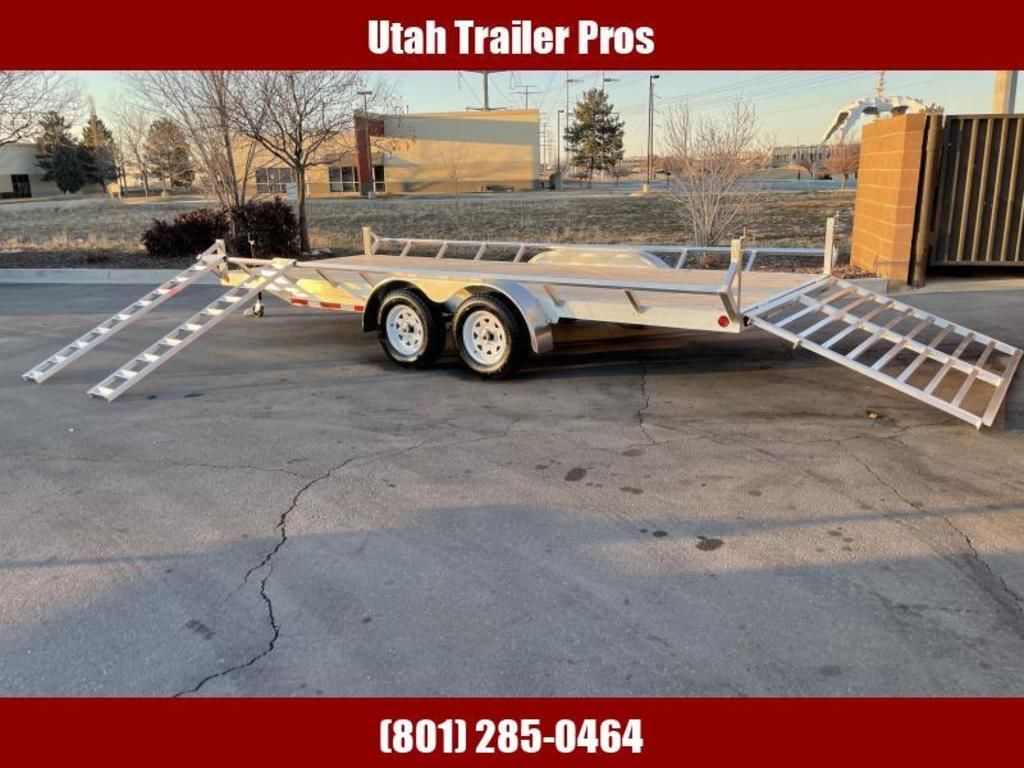 7x18 Aluminum Utility/ATV/UTV w/ Side Ramps Baughman 2026