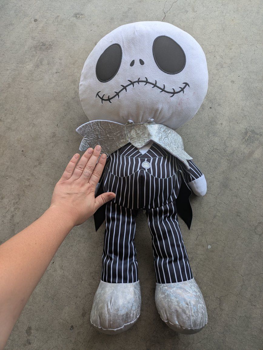 Large Jack Skellington Plush - Disney Nightmare Before Christmas Plush Doll
