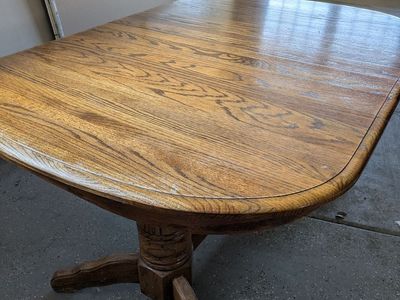 Oak dining table